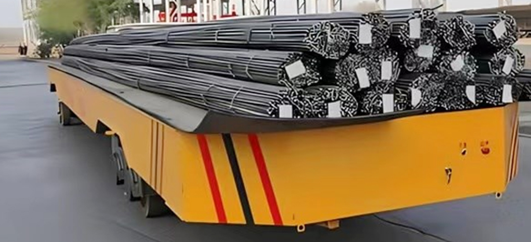 河北钢铁集团40吨无轨电动平车