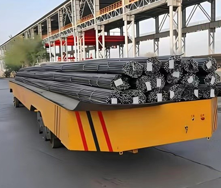 河北钢铁集团40吨无轨电动平车